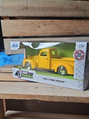 Jada Yellow 1941 Ford Pickup Die-Cast Toy Truck